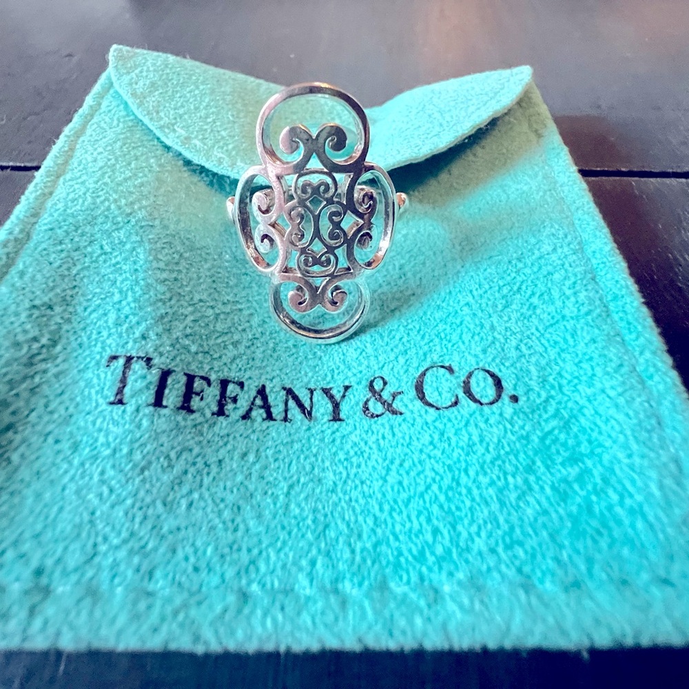 Tiffany & Co. Paloma Picasso Venezia Goldoni Ring Sterling Silver